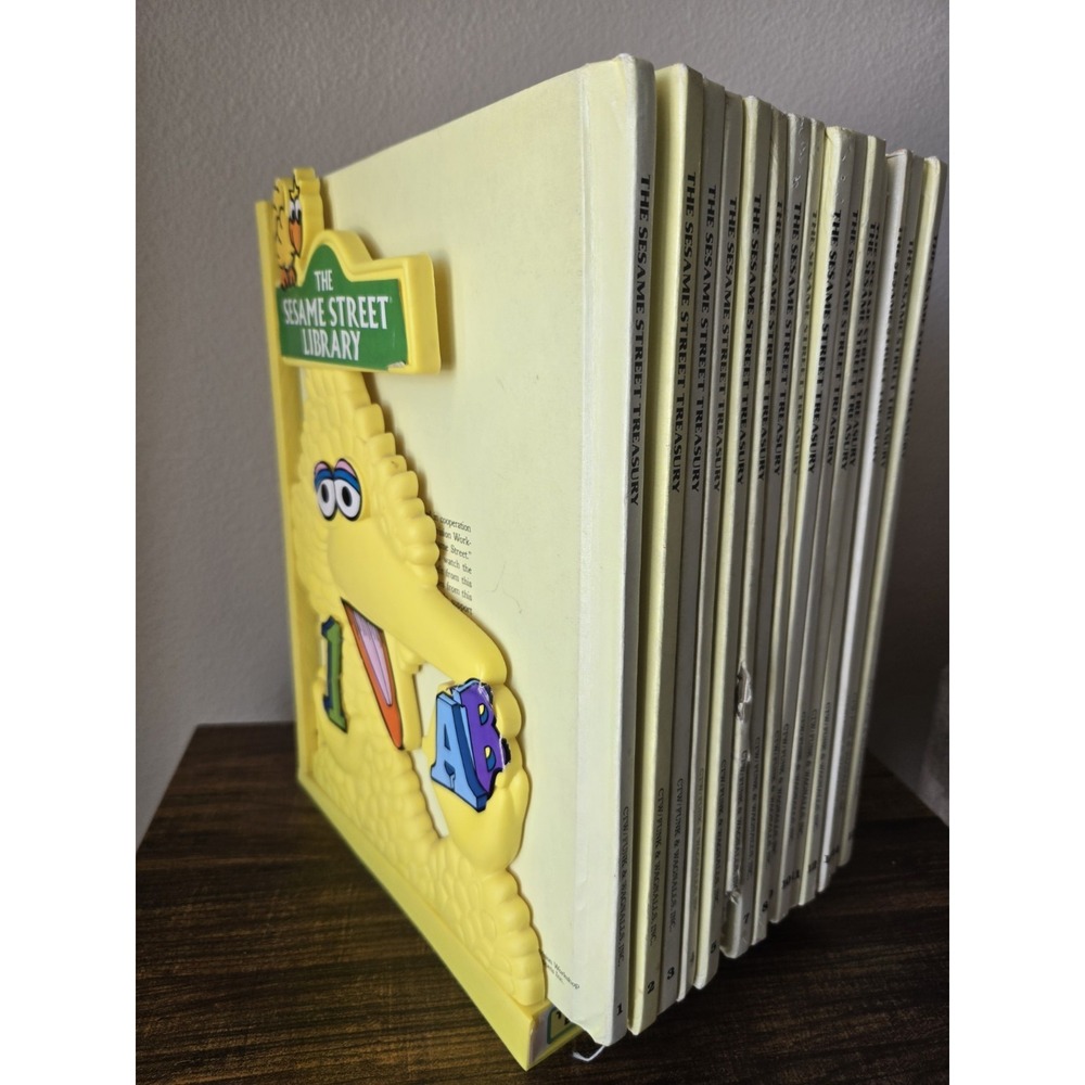 1983 The Sesame Street Treasury Complete Set Volumes 1 to 15 With Big Bird Case